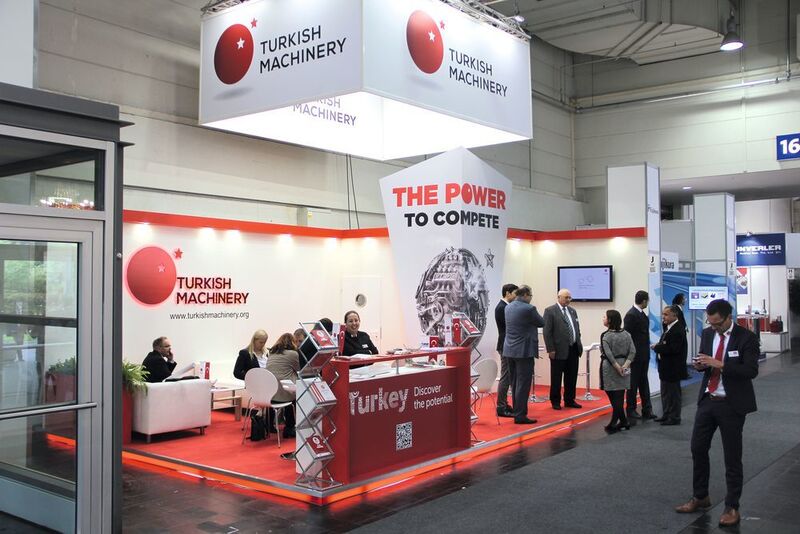 Turkish Machinery als Verband der Exporteure der türkischen Maschinenbauindustrie repräsentierte seine Mitglieder auf der Euroblech in Hannover. (Turkish Machinery)