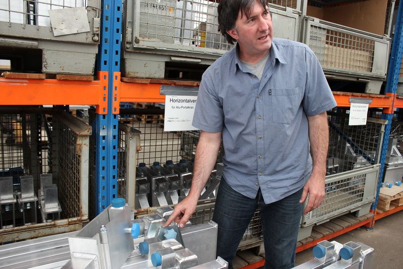 Geschäftsführer Martin Schilling ist mit der 100-prozentigen Lieferfähigkeit von Otto Ganter zufrieden. (Bild: Juliana Pfeiffer)
