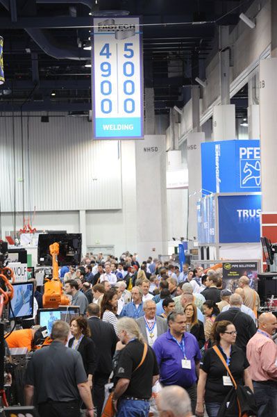 Die Messe Fabtech in Las Vegas ist für die Industrie ebenfalls wichtig. (Bild: Fabtech/Jann Hendry)