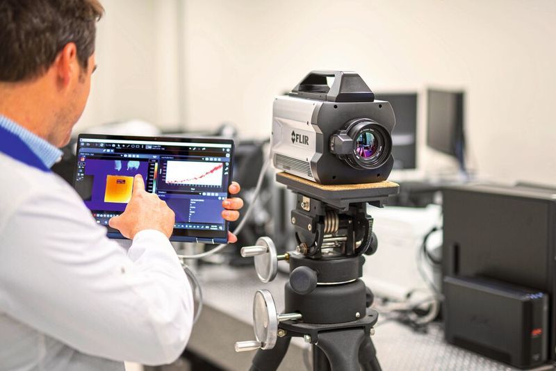 Die mittel- und langwelligen Wärmebildkameras bieten fortschrittliche Aufzeichnungs-, Trigger- und Synchronisationsfunktionen für Wissenschaftler, Ingenieure und Forscher. (Teledyne Flir)