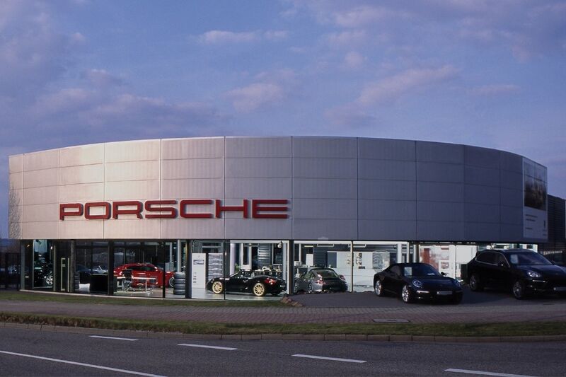 Im Chemnitzer Porsche-Zentrum stehen größere Umbaumaßnahmen bevor. (Kamps-Gruppe)
