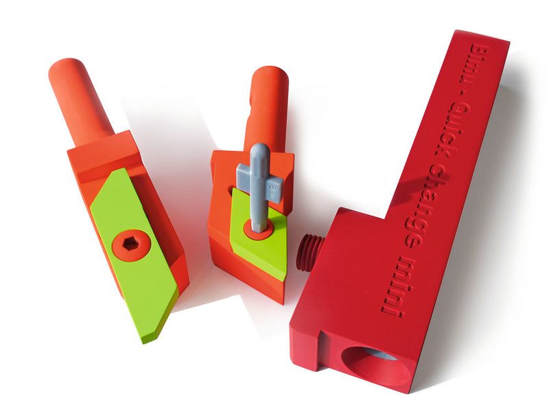 Modèles d'outils réalisés en grand format pour le fabricant d'outillage Bimu. (Zedax SA)