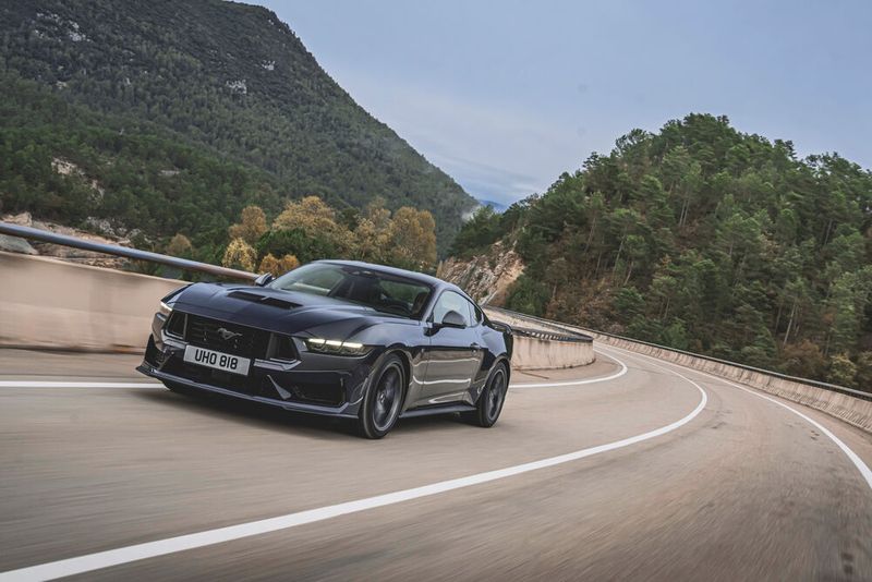 Der neue Ford Mustang in der Variante „Dark Horse“. (Bild: Ford)