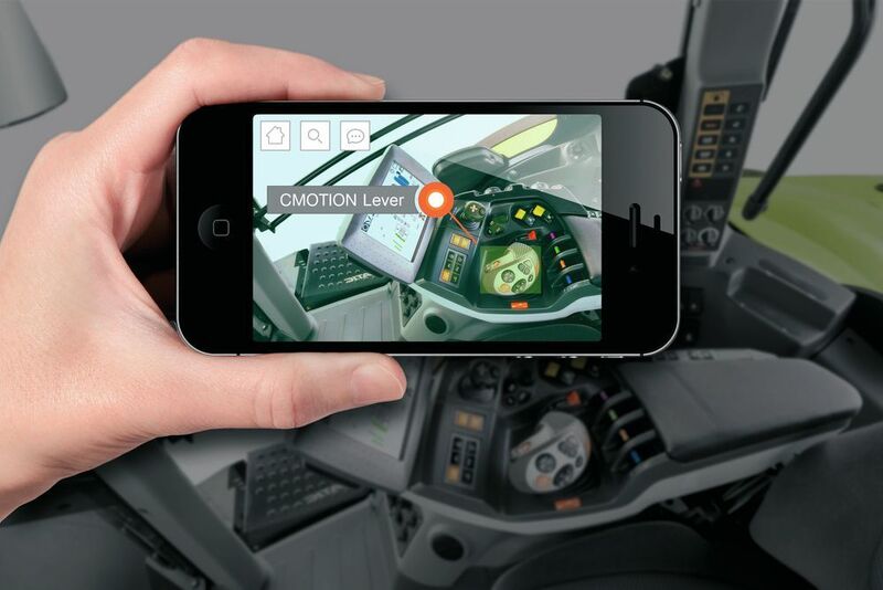 Der Tractor Interactive Guide von Claas ist eine virtuelle Bedienungsanleitung für die Fahrerkabine. (Claas)