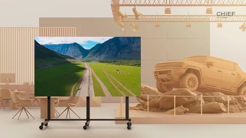 Der Fokus der erweiterten Partnerschaft liegt inbesondere auf Chief. Hier zu sehen die Chief TiLED Off-the-Wall dvLED-Montagelösungen(Bild:  Legrand AV)