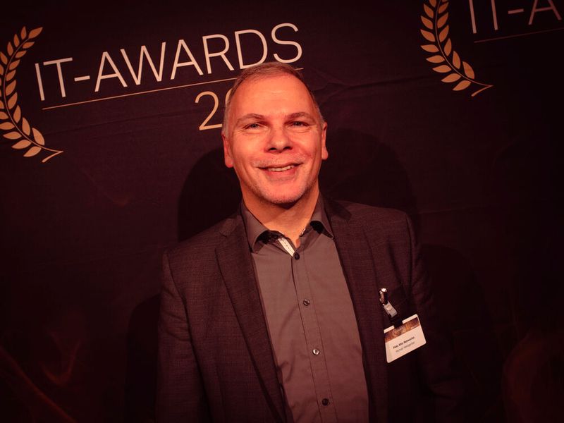 Von Palo Alto Networks ist Michael Weisgerber bei der Verleihung der IT-Awards 2022 zugegen. (Bild: krassevideos.de / VIT)