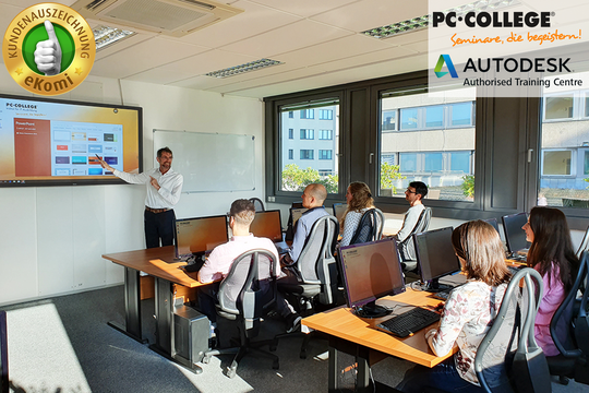 Schulungsraum PC-COLLEGE Berlin.(Bild:  PC College)