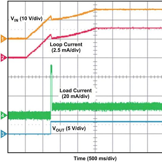 Strombegrenztes System: eine präzise Schwellenspannung am EN-Pin sichert ein einwandfreies Anlaufverhalten(Bild:  Texas Instruments)