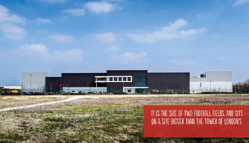 Abbildung 1: Das jüngste Rechenzentrum von Rackspace steht im britischen Crawley, Sussex. (Bild: Rackspace)