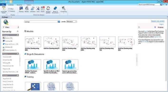 ‘Just-in-time’ eLearning resources available within the process modeling software (Picture: Aspen Technology)