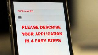 Gibt es jetzt auch in Deutsch: das Browser-basierte Tool Crane Advisor von Konecranes. (Konecranes)