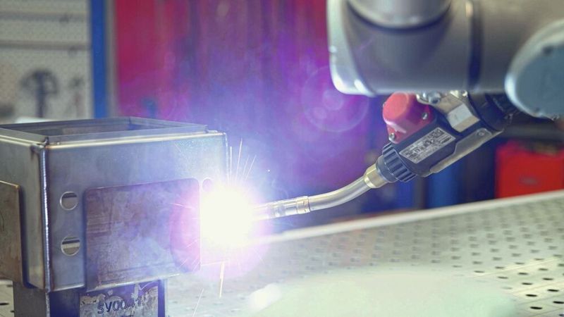 Bei einer Losgröße von 50 Stück beträgt die Laufzeit beim Handschweißen 13,5 Stunden, während der Roboter den Auftrag in 6,9 Stunden abarbeiten kann. (Universal Robots )