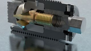 Die flexibel einsetzbare sowie selbsthemmende Kraftspannschraube SC von Jakob Antriebstechnik wurde optimiert und bewährt sich in Pressen, Stanzen, Werkzeugmaschinen und weiteren Produktionssystemen, heißt es. (Jakob)