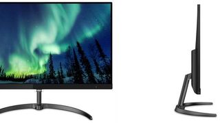 Das 27 Zoll große 4K-Panel ist beim Philips 276E8VJSB durch sehr schmale Rahmen eingefasst. Das 10-Bit-Display stellt 1,074 Milliarden Farben dar. (MMD)