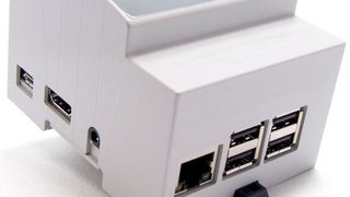 Raspberry Pi 3B+ im DIN-Rail-Gehäuse von ELMERO: geeignet für den professionellen Einsatz. (Bild: ELMERO)