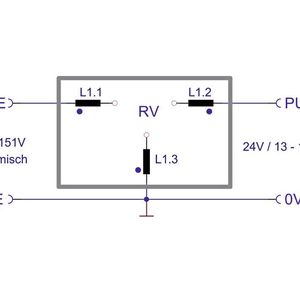 Bild 2: Ein in die Versorgungsleitung eingebrachter Bordnetz-Regenerator „regeneriert“ das Bordnetz. Der Endverbraucher benötigt sein eigenes EMV-Filter. 