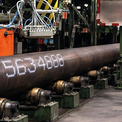 Der Elektro-Signierblock REA Jet ST SRE-10 erzeugt mit elektrisch angesteuerten Signierköpfen eine sehr große, gut lesbare Beschriftung mit einer Schreibhöhe bis zu 206 Millimetern. (Bild: REA Elektronik)