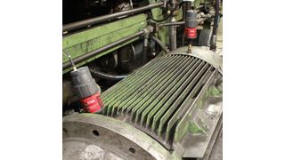 Perma Star Control im Einsatz an einem Elektromotor. (Bild: Perma-Tec)