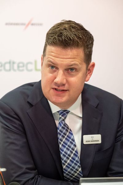 Adam Andersen, Group Director Pharma Portfolio bei Informa: „Nürnberg ist der ideale Standort für Innovation und Austausch. Wir sehen die Medtec Live als Plattform für zukünftiges Wachstum.“ (Informa hat UBM übernommen, den Messeveranstalter der Medtec Europe.) (Thomas Geiger / Nürnberg Messe)