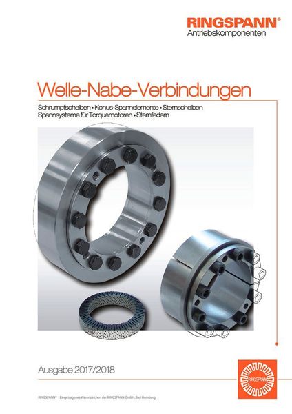 Viele Welle-Nabe-Verbindungen im neue WNV-Produktkatalog 2017/18 wurden einer systematischen Neuberechnung unterzogen.  (Ringspann)