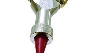 Bild 1: CO2-Schneestrahldüse, die in Vergleichstests mehr Abrasivität bei reduziertem Druckluftverbrauch erzielte. (Archiv: Vogel Business Media)