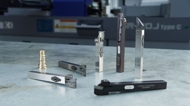 Das spezielle WNT-Wechselkopfsystem Xheadclamp gilt als eines von vielen innovativen Werkzeugen für Langdrehmaschinen, die Ceratizit auf der AMB 2018 vorstellt. (Ceratizit)