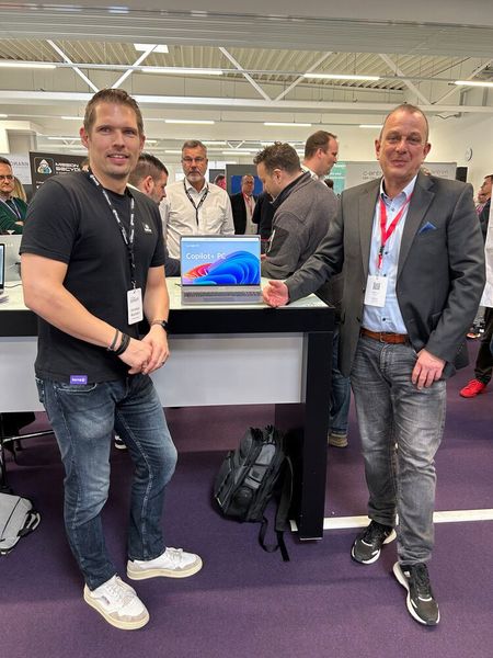 Christian Wiechert (l., Wortmann) und Ralf Risch (Microsoft) (Bild: Vogel IT-Medien GmbH)