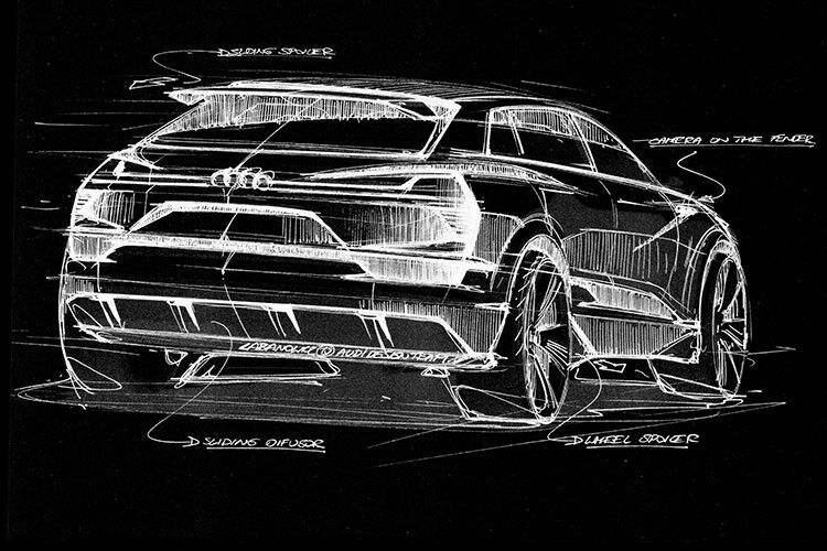 Audi zeigt auf der IAA mit der Studie E-tron quattro einen Ausblick auf sein Elektro-SUV. (Bild: Audi)