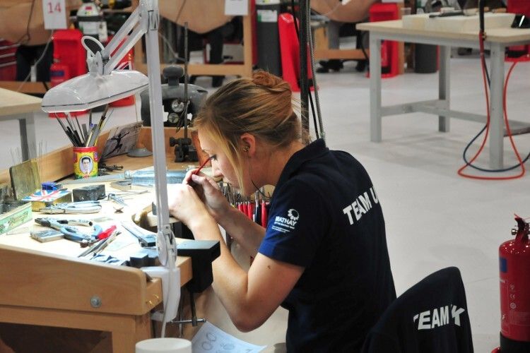 ...die Juweliere beschäftigen sich dagegen eher mit kleinen Steinen. (Foto: Schmidt)