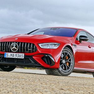 Den AMG 63 GT S gibt es jetzt auch mit Elektrounterstützung.(Bild:  Autoren-Union Mobilität/Matthias Knödler)