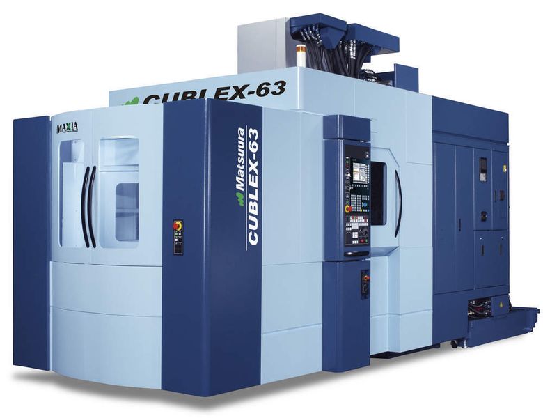 Ein Highlight des Matsuura-Hausmesse wird die Präsentation des Bearbeitungszentrums Maxia Cublex-63 sein, das neue Maßstäbe im Bereich der multifunktionalen Hochleistungsbearbeitung setzen soll. Bild: Matsuura (Archiv: Vogel Business Media)