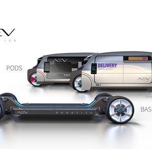 AEV Robotics glaubt, dass in Zukunft Fahrzeugaufbauten austauschbar werden.