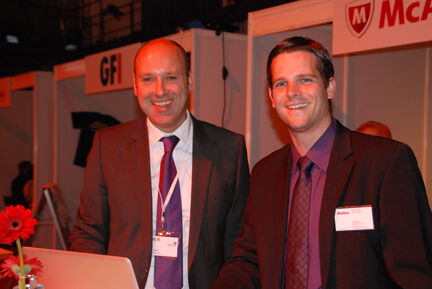 Thomas Maxeiner (McAfee) und Christian Gäbel (PCO) (Archiv: Vogel Business Media)