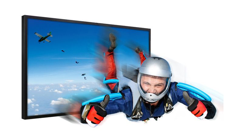 Mit dem BDL5535VS lassen sich 3-D-Bilder ohne zusätzliche Brille betrachten (Philips)