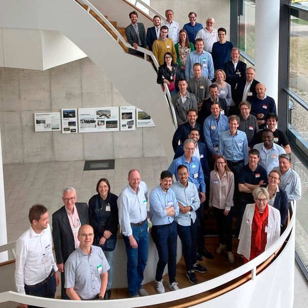 One year after the project kick-off, the YESvGaN project consortium finally met in person at the Bosch research campus in Renningen, Germany. (Source: Christian Huber / Robert Bosch GmbH)