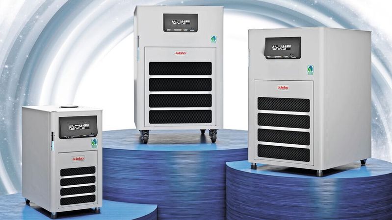 Die Valegro-Umlaufkühler zeichnen sich durch ein starkes Verhältnis zwischen Kälteleistung und Gerätevolumen sowie einer optimalen Bedienbarkeit aus.(Bild:  Julabo)