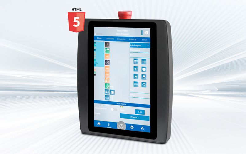Sigmatek is presenting the new mobile multi-touch panel HGT 1054, which is equipped with a 10.1 TFT color display (WXGA 800 x 1280 px), an x86 Intel Atom dual-core processor, 4 GByte DDR4 RAM and 32 GByte eMMC memory. Machines, systems and robots can be operated, tested and maintained directly on site with the OPC UA-capable panel. SPS 2024: Hall 7, Stand 270 (Image:Sigmatek)