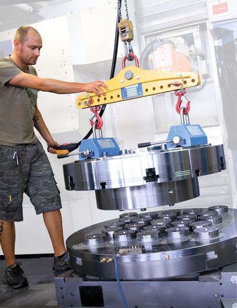 Bild: 4: Die Direktspannung XXL ermöglicht einen rasanten Werkstückwechsel, maximale Präzision und volle Zugänglichkeit der Maschinenspindel.  (Bild: Schunk)