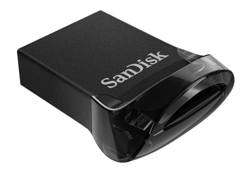 Western Digital hat den schmalsten USB-Flashdrive, der 256 GB fasst, im Messegepäck. Der Ultra Fit Drive kann bis zu 14.000 Fotos beherbergen oder zehn Stunden Full-HD-Videos.  (Sandisk)