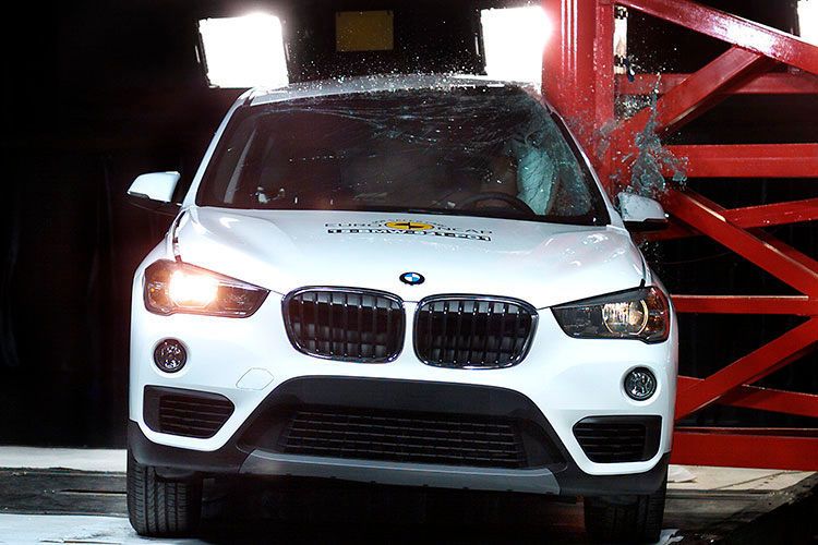Von 15 getesteten Modellen erreichten folgende elf Modelle den Bestwert von fünf Sternen: der BMW X1 ... (Foto: Euro-NCAP)