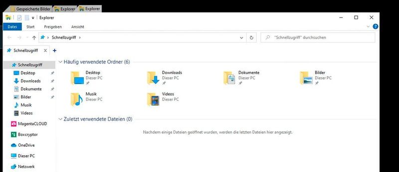 Die Tabs von TidyTabs sind über dem aktuellen Fenster angeordnet. (Joos)