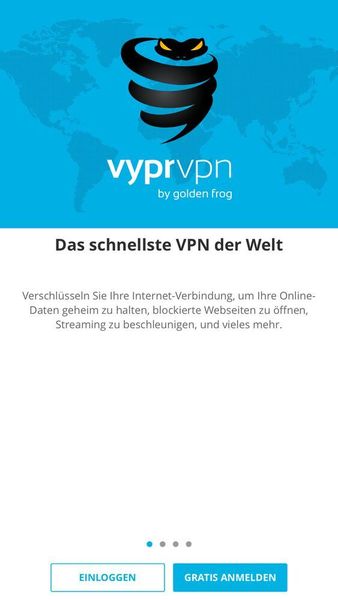 vyprVPN ist ebenfall schnell installiert. Die Einrichtung erfolgt über einen Assistenten. (Joos / vyprVPN)
