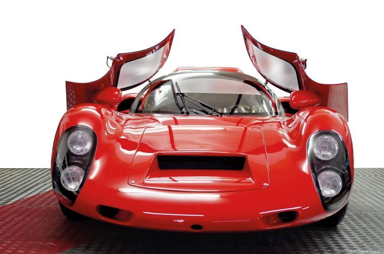 Evex Porsche 910: Der Elektromobilitäts-Spezialist Kreisel hat einen EVEX-Porsche 910 vollständig zum elektrischen Supersportwagen EVEX 910e umgerüstet.  (Bild: EVEX Fahrzeugbau GmbH)