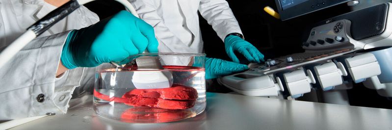 Da es bei echten Operationen kaum möglich ist, Daten in Echtzeit zu erfassen, bieten die künstliche Organe mit intelligenten Sensoren viel Potenzial für die Verbesserung von Eingriffen.(Bild:  Wolfram Scheible)