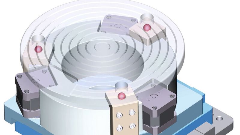 The combination of a tripod on XY is an ideal solution technically and economically in many applications.(Image: Steinmeyer Mechatronics)