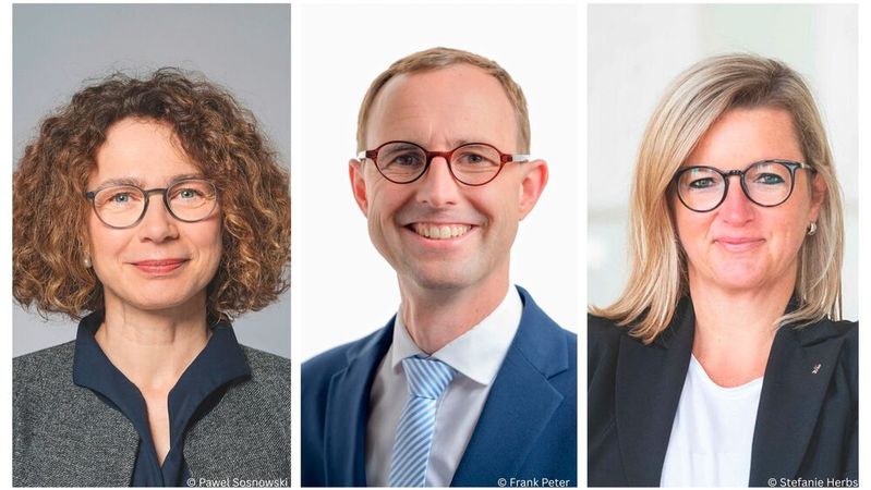 Dr. Daniela Dylakiewicz, Amtschefin der Sächsischen Staatskanzlei und CIO, Dirk Schrödter, Minister und Chef der Staatskanzlei des Landes Schleswig-Holstein, und Martina Klement, Staatssekretärin für Digitalisierung und Verwaltungsmodernisierung. (Bild:  © Canva / Pawel Sosnowski / Frank Peter / Stefanie Herbst)