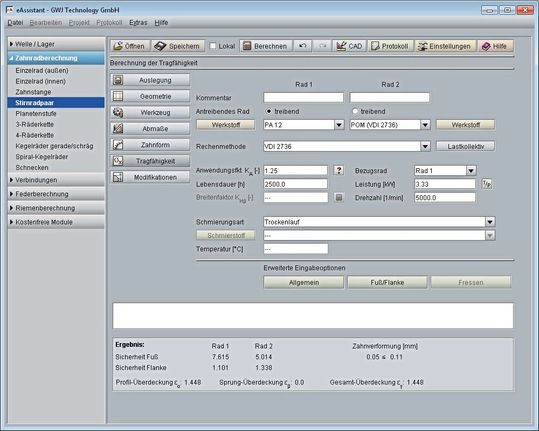 Auf Anwenderwunsch hat GWJ die zurückgezogene DIN 3961 von 1953 für Verzahnungstoleranzen und Zahnweitenabmaße integriert.(Bild:  GWJ)