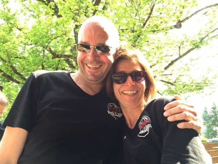 Strahlende Gesichter allerorten: Daniela und Martin Schilling. (Foto: Stephan Maderner)