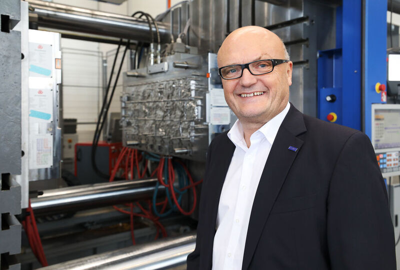 Franz Tschacha, Managing Director of Deckerform in Aichach. In the opinion of the entrepreneur, the concentrated expertise at the Stuttgart Trade Fair Centre and during the parallel events makes Moulding Expo the most important meeting point for the industry.  (Deckerform Technologies GmbH)