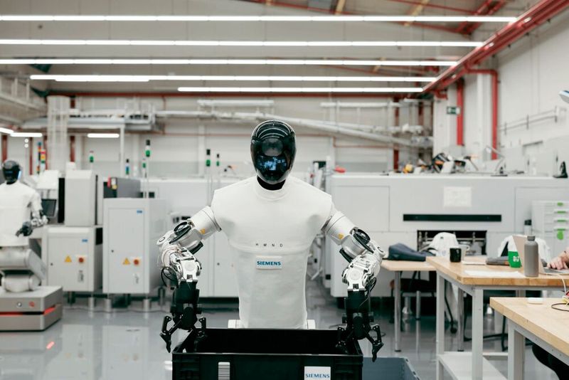 Siemens and Humanoid are bringing physical AI to the factory floor by deploying humanoid robots in industrial operations with NVIDIA.(Source:  Siemens)